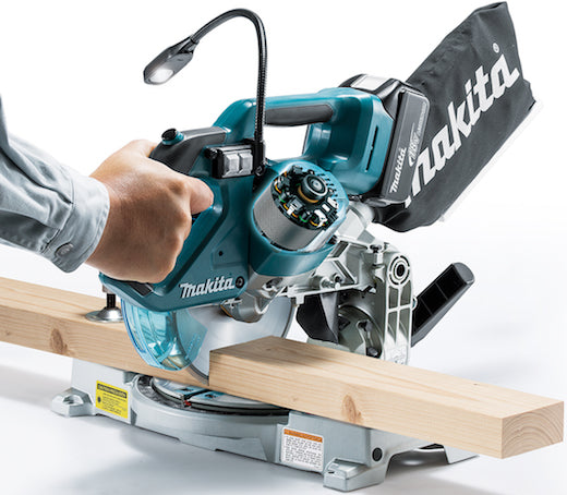 MAKITA DLS500Z BRUSHLESS COMPACT MITRE SAW 18V 6-1/2" 165MM 5000RPM 340MM WITHOUT BATTERY & CHARGER