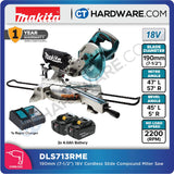 MAKITA DLS713RME/ Z 190MM (7-1/2") CORDLESS SLIDE COMPOUND MITER SAW (LXT SERIES)