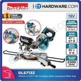 MAKITA DLS713RME/ Z 190MM (7-1/2") CORDLESS SLIDE COMPOUND MITER SAW (LXT SERIES)