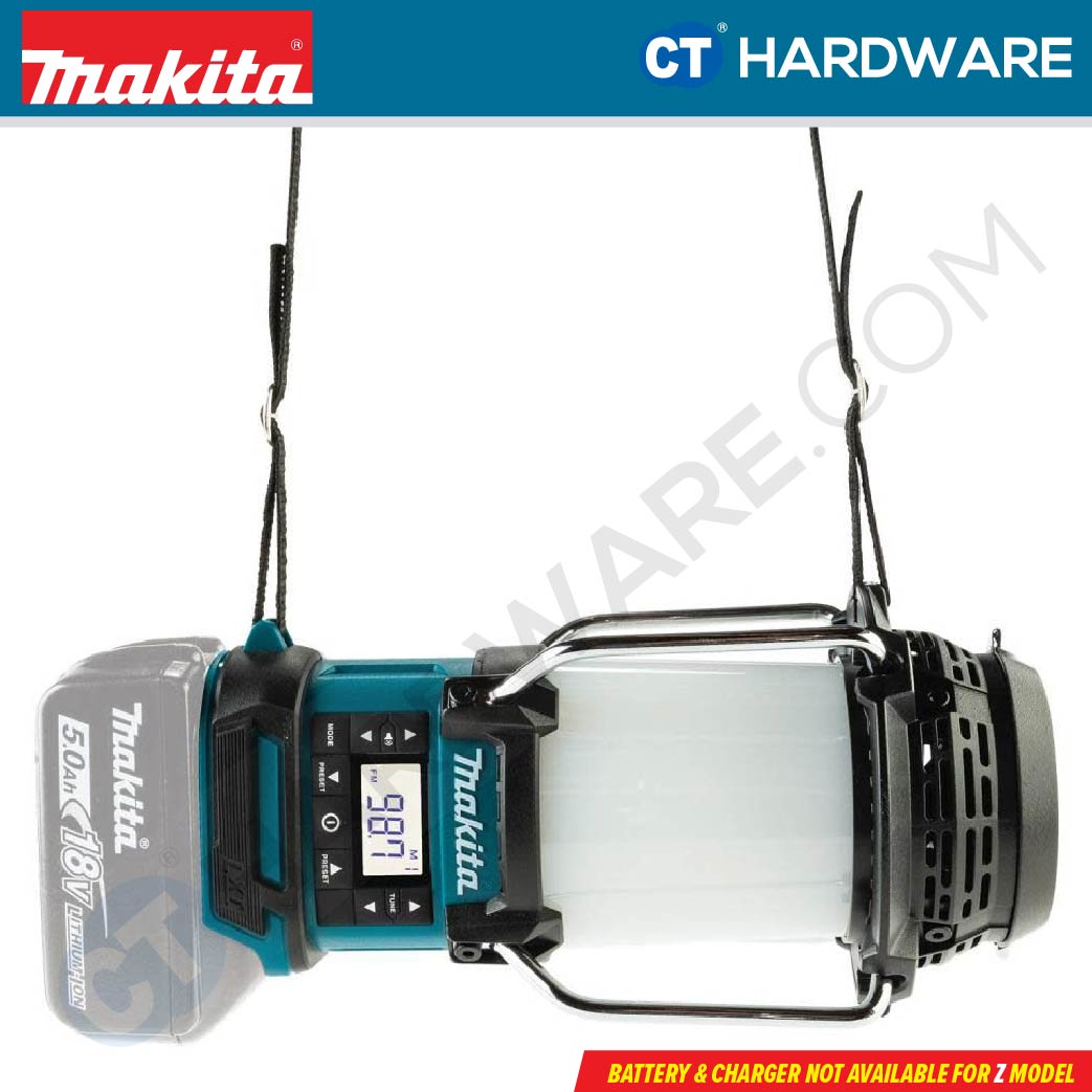 MAKITA DMR055 CORDLESS 18V RADIO WITH LATERN WITHOUT BATTERY AND CHARGER