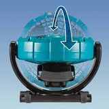 MAKITA DCF102Z CORDLESS FAN 18V/14.4V 2KG ( NO BATTERY & CHARGER ) SOLO (AUTO SWING)