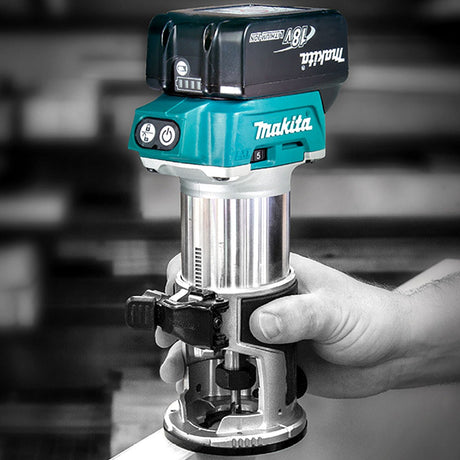 Makita DRT50Z/ JX9 LXT 18V Cordless Brushless Trimmer 1/4" & 3/8" Collets (Body Only)