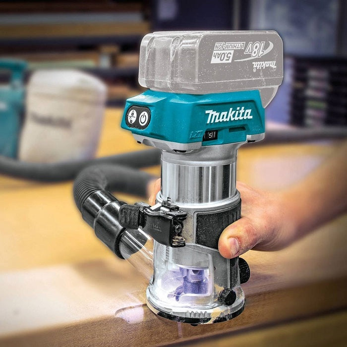 MAKITA DRT50ZCORDLESS TRIMMER 18V 6-8 MM COLLET  Brushless Motor