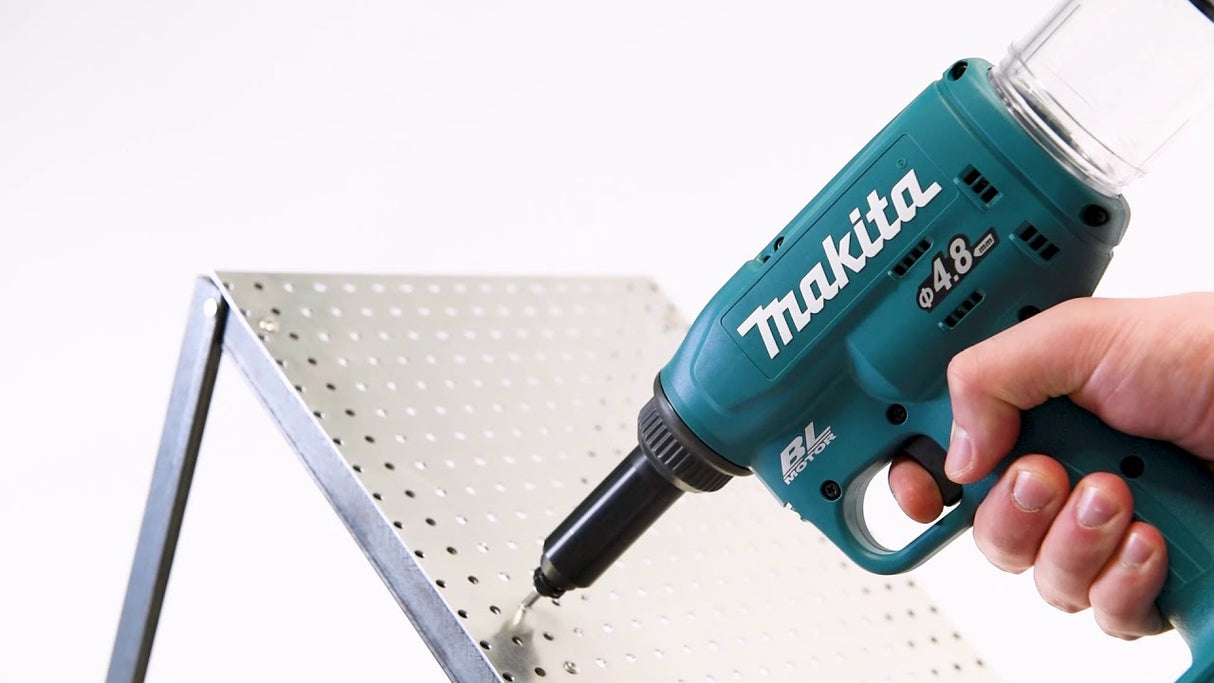 MAKITA DRV150 CORDLESS RIVERT GUN 18V 1" 25MM 10KN WITHOUT BATTERY & CHARGER ( SOLO ) BRUSHLESS MOTOR / XPT