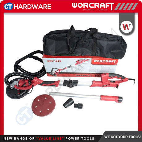 WORCRAFT DS07-215 DRYWALL SANDER 710W 215MM   800-1700RPM  [ DS07215 ]