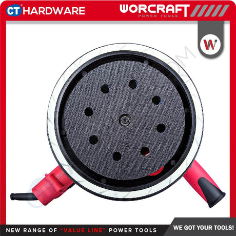 WORCRAFT DS08-180 CORDED DRYWALL SANDER 800W | 1200-2300RPM | 180MM [ DS08180 ]