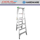 EVERLAS DS DOUBLE SIDED LADDER | STEP FROM 4 TO 16 STEPS | FOR GENERAL HOUSEHOLD TO RENOVATION WORKS