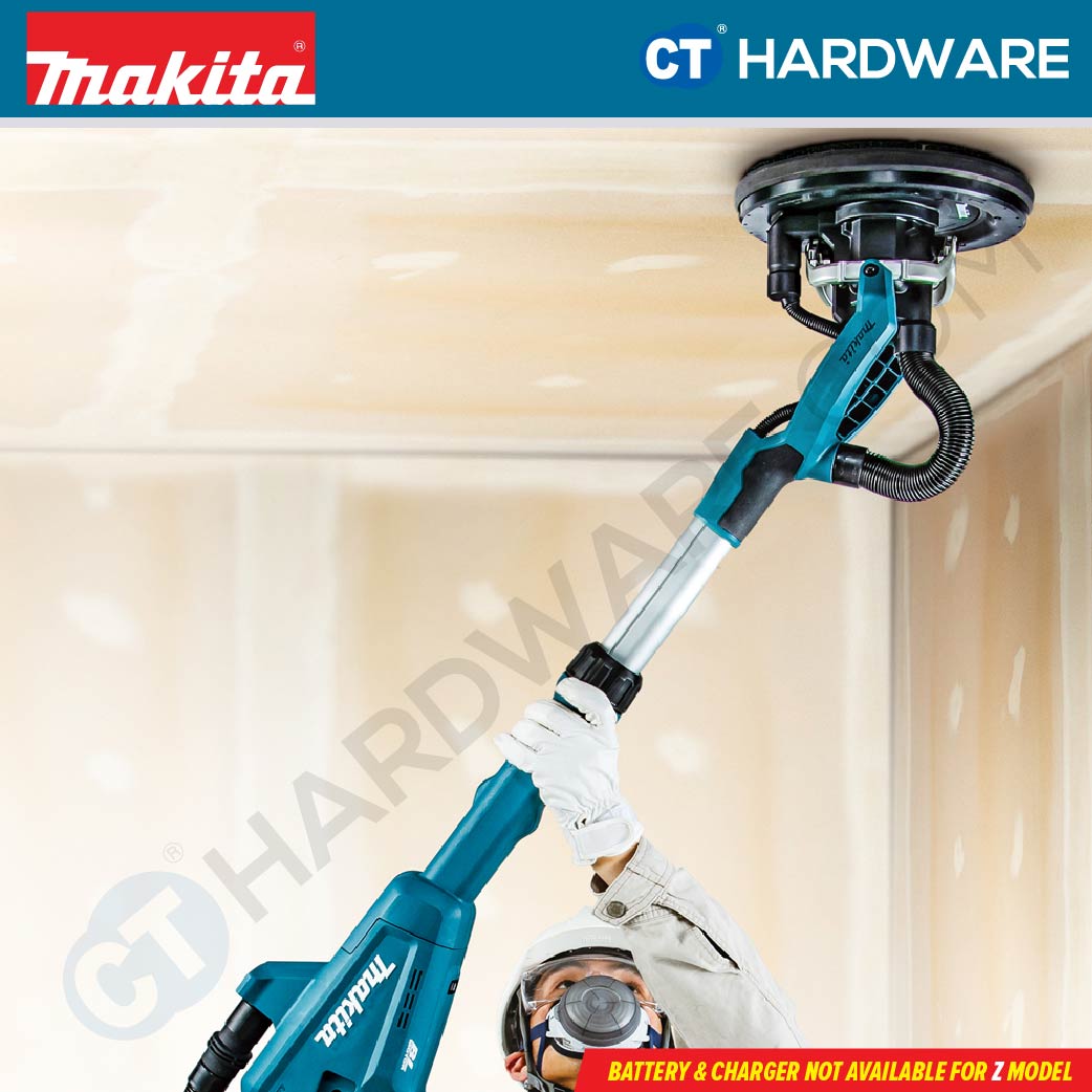 MAKITA DSL801Z CORDLESS DRYWALL SANDER 18V 8-7/8" 1000-1800RPM WITHOUT BATTERY & CHARGER ( SOLO )