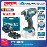 MAKITA DTD152RME 18V XPT Cordless Impact Driver (LXT SERIES)