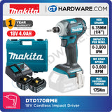 MAKITA DTD170RME/ RFE/ Z 18V XPT CORDLESS IMPACT DRIVER (BRUSHLESS MOTOR) (LXT SERIES)