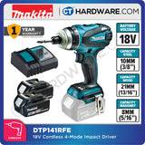 Makita DTP141RFE/ Z 18V Li-ion Cordless Brushless 4 Mode Impact Driver