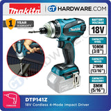 Makita DTP141RFE/ Z 18V Li-ion Cordless Brushless 4 Mode Impact Driver