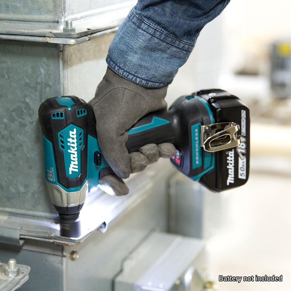 MAKITA DTW181RFE/ Z CORDLESS IMPACT WRENCH 18V 3.0AH 1/2" 2400RPM 210NM WITH 2 BATT & 1 CHARGER ( BL MOTOR )