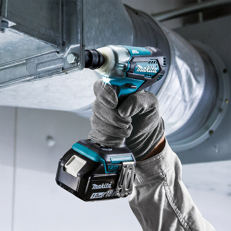MAKITA DTW181RFE/ Z CORDLESS IMPACT WRENCH 18V 3.0AH 1/2" 2400RPM 210NM WITH 2 BATT & 1 CHARGER ( BL MOTOR )