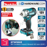 MAKITA DTW701RTJ/ Z CORDLESS IMPACT WRENCH 1/2" 700NM