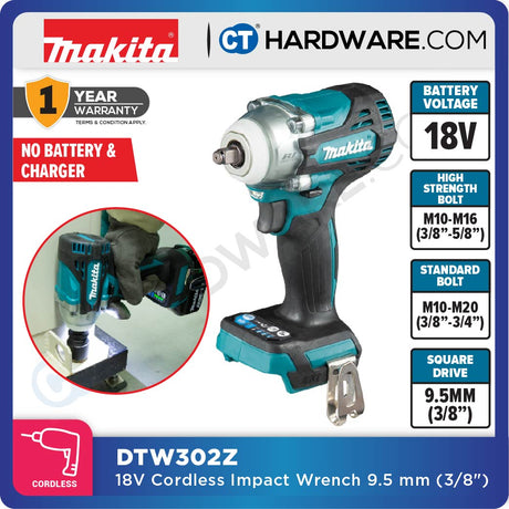 MAKITA DTW701RTJ/ Z CORDLESS IMPACT WRENCH 1/2" 700NM