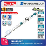 MAKITA DUN600LZ CORDLESS HEDGE TRIMMER 18V 23-5/8" BLADE 600MM W/O BATTERY & CHARGER ( SOLO )
