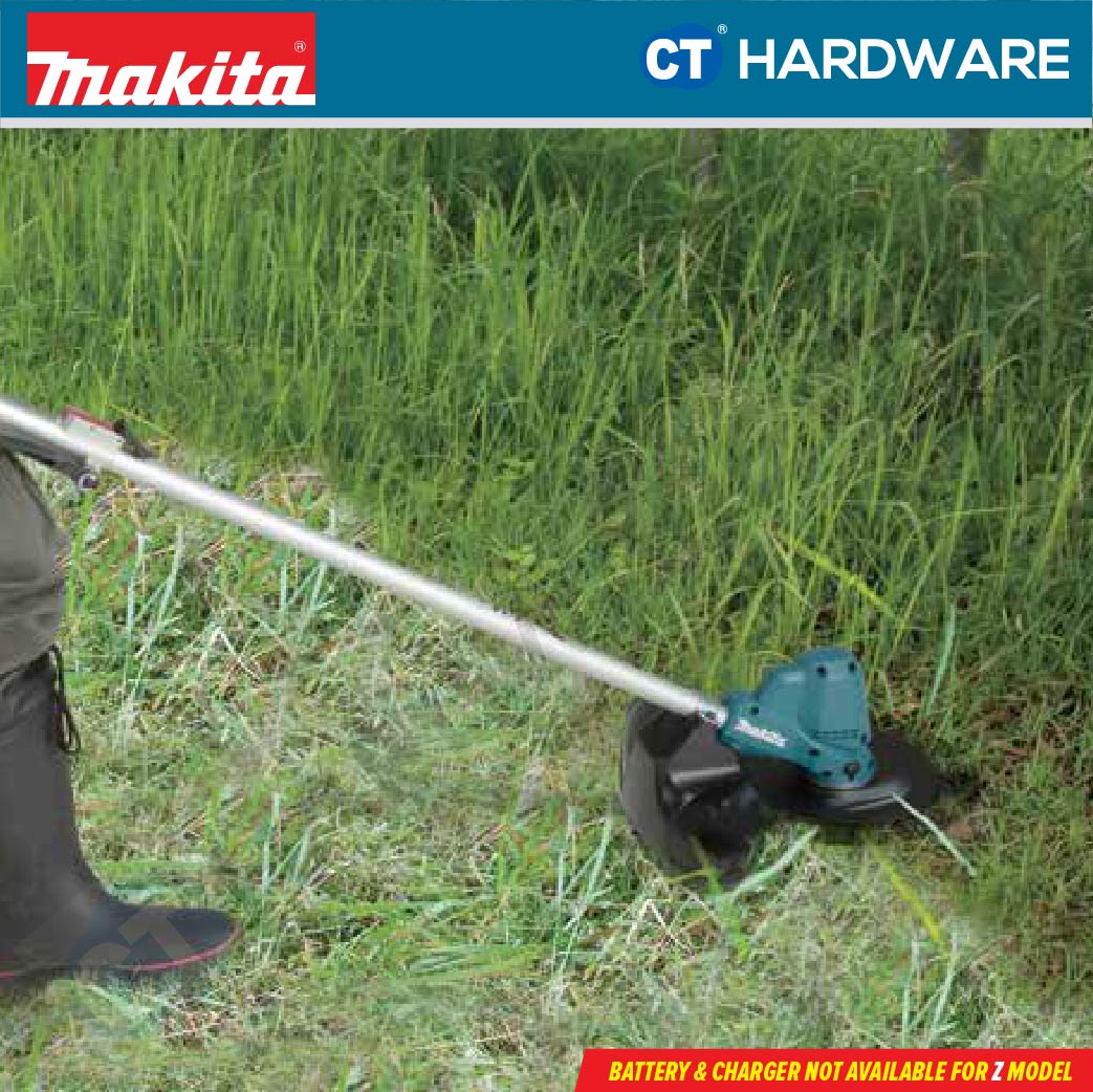 MAKITA DUR191LRT2/ LZX2 CORDLESS GLASS TRIMMER 18V 5.0AH 240W 3500-6000RPM WITH 2 BATTERY & 1 RAPID CHARGER