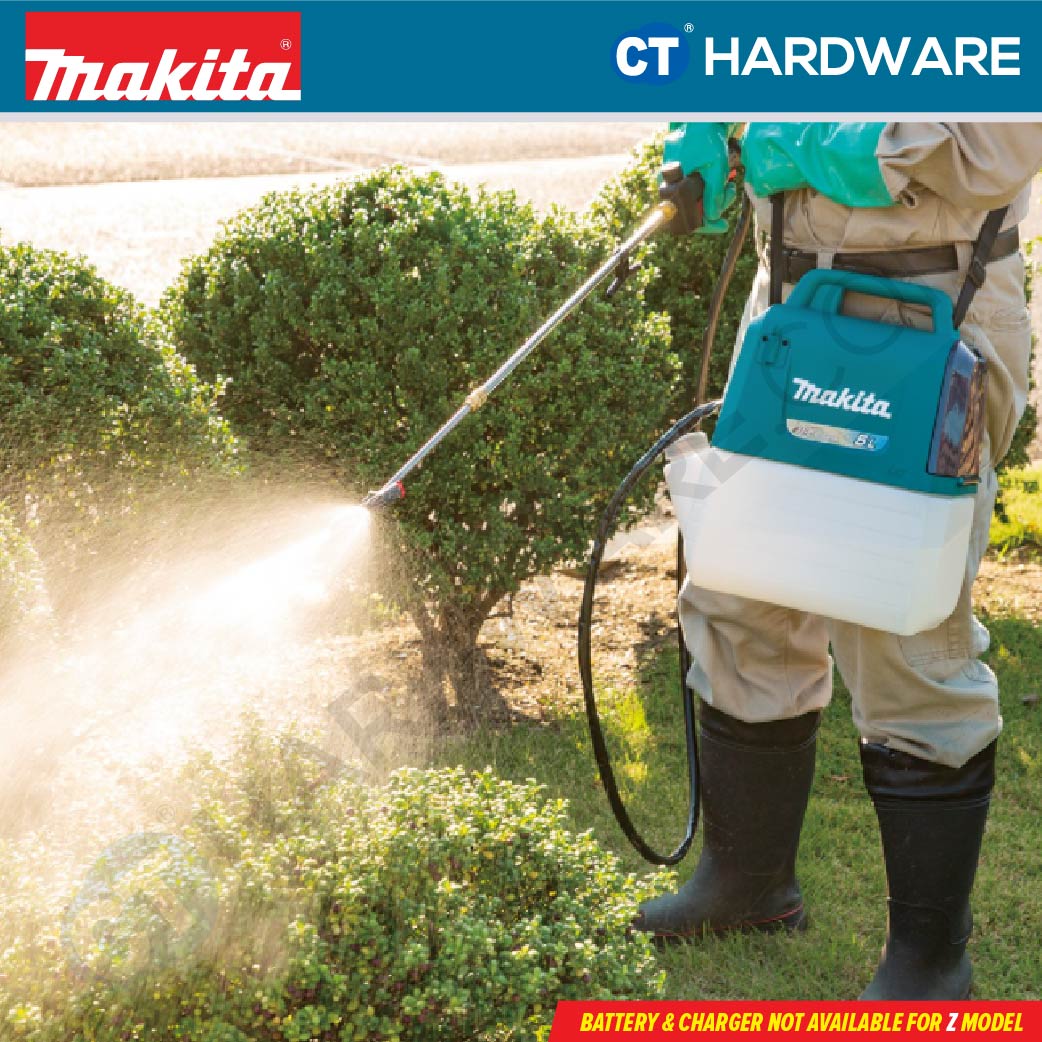 MAKITA DUS054Z CORDLESS GARDEN SPRAYER 18V 0.3MPA 5L TANK 0.5-07M SPRAY WAND NO BATTERY & CHARGER ( SOLO )