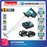 MAKITA DUT130RFE/ Z CORDLESS MIXER 18V 6-1/2" NO BATTERY & CHARGER ( SOLO ) BL/XPT