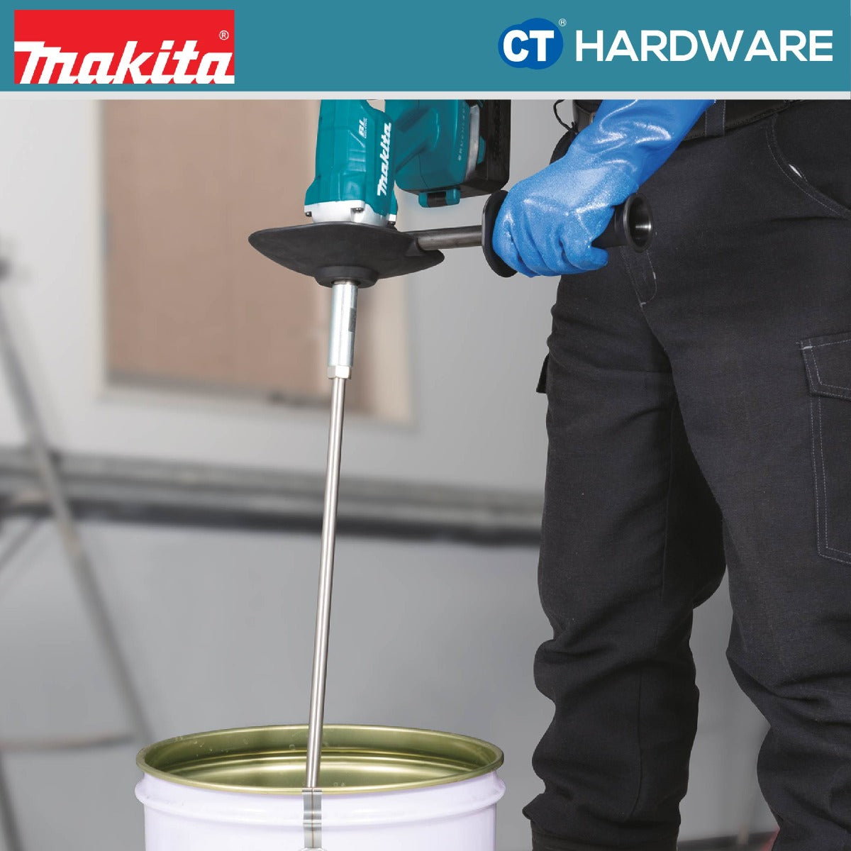 MAKITA DUT131Z CORDLESS MIXER 18V (CHUCK 1.5-13MM) 350-1300RPM NO BATTERY & CHARGER ( SOLO )