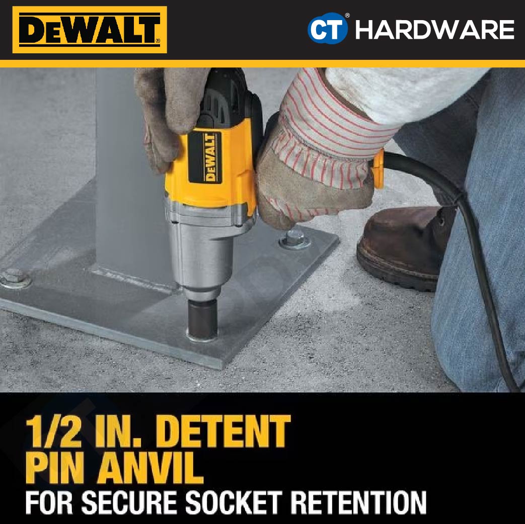 DEWALT DW292 HEAVY DUTY IMPACT WRENCH 1/2" 13MM 710W 2100RPM 440NM 3.2KG