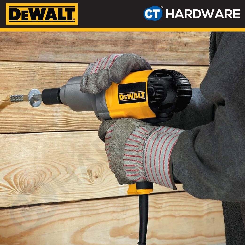 DEWALT DW294 CORDED IMPACT WRENCH 710W 3/4" 440NM 2200RPM 2700IPM 3.2KG HEAVY DUTY