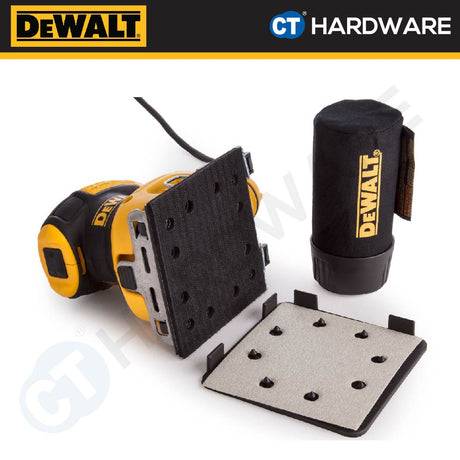 DeWalt DWE6411 Orbital Palm Sander 230W 1/4 Sheet