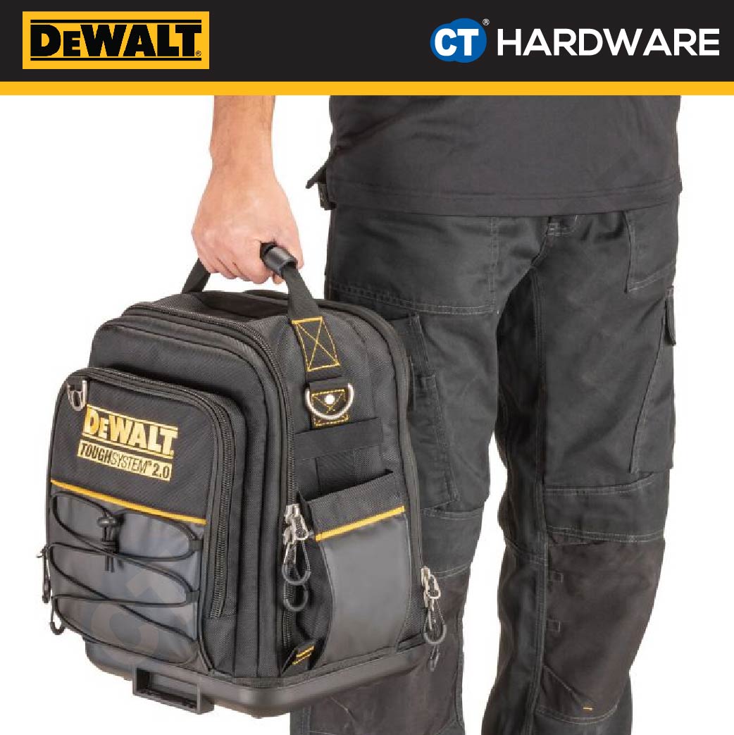 DEWALT DWST83524-1 ORIGINAL TSTAK TOUGH SYSTEM HALF WIDTH TOOL BAG 11"