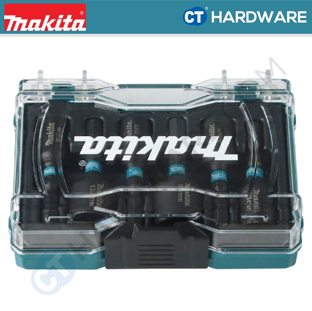 MAKITA E-18035 NUTSETTER IMPACT BLACK E-FORM, NZ SHANK TYPE | 50MM | SIZE 6-13MM [ E18035 ]