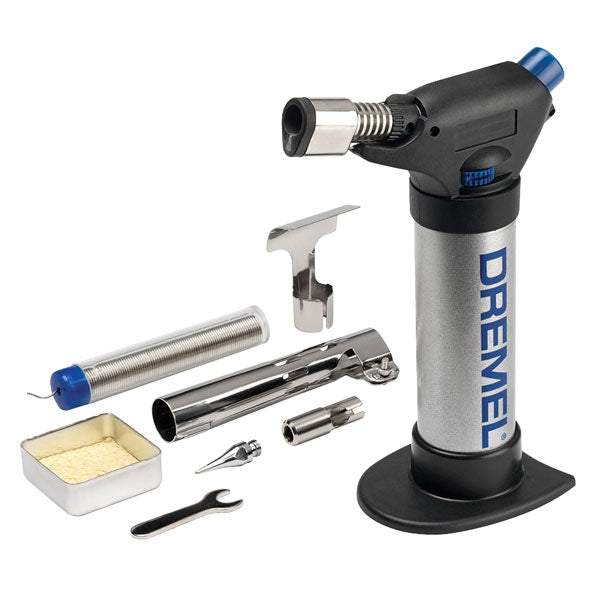 Dremel Butane Gas Torch C/W 4pc Accessories 550o To 1200o C (2200-4) - F0132200JA
