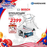 BOSCH GTS 10 J PROFESSIONAL CORDED TABLE SAW 254MM (10") COME WITH GTA 600 PROFESSIONAL SAW STAND [ GTS10JGTA600 ]