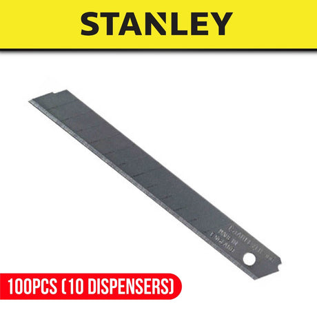 STANLEY 11300H KNIFE / CUTTER BLADES 9MM, LENGTH 85MM, 10 DISPENSER (100PC) [ 11-300H ]