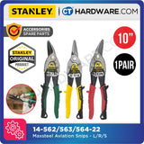 STANLEY MAX STEEL AVIATION SNIPS LEFT 10" 250MM STRAIGHT / LEFT / RIGHT [ 14562 / 14563 / 14564 ]
