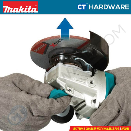 Makita GA044GM201/ GD201/ GZ XGT 40Vmax Cordless Brushless Angle Grinder 5" 125mm (Body Only | 2-Battery)