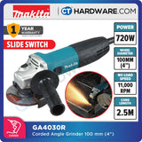 MAKITA GA4030R 100MM (4") ANGLE GRINDER