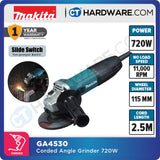 MAKITA GA4530 ANGLE GRINDER 4-1/2" 115MM 720W 11000RPM