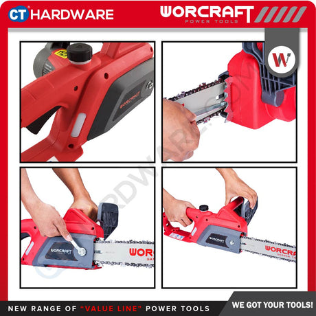 WORCRAFT GC20-16C CORDED CHAIN SAW 406mm (16") | 2000W [ GC2016C ]