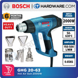 BOSCH GHG 20-63 KIT PROFESSIONAL CORDED HEAT GUN 2000W [ GHG2063 ]