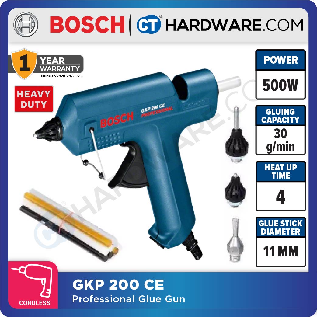 BOSCH GKP 200 CE PROFESSIONAL CORDED GLUE GUN 500W  [ GKP200CE ]