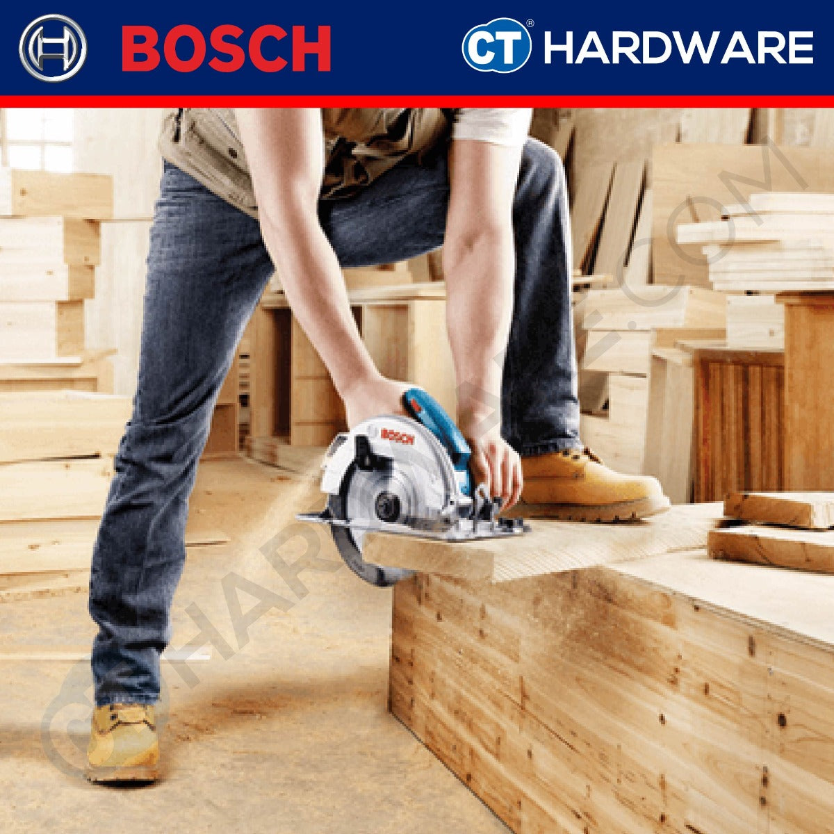 BOSCH GKS 140 PROFESSIONAL CORDED HAND-HELD CIRCULAR SAW 7″(184mm) | 1400W [ GKS140 ]