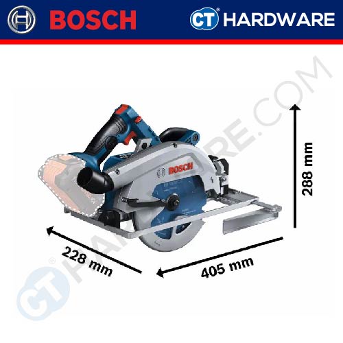 BOSCH GKS 18V-68 GC SOLO CORDLESS CIRCULAR SAW WITHOUT BATTERY & CHARGER 06016B5180 (BITURBO BRUSHLESS)