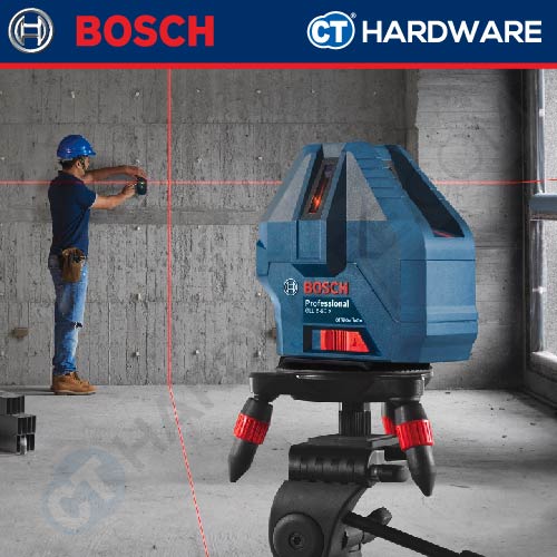 BOSCH GLL 5-50 X PROFESSIONAL CROSS LINE LASER 15M COME WITH BT150 TRIPOD [ GLL550X + BT150 | 0601063N81 ]