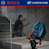 BOSCH GLL 5-50 X PROFESSIONAL CROSS LINE LASER 15M COME WITH BT150 TRIPOD [ GLL550X + BT150 | 0601063N81 ]