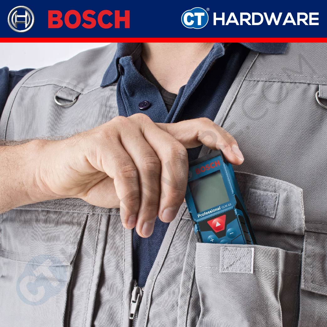 BOSCH GLM 40 PROFESSIONAL DIGITAL LASER RANGEFINDER 40M | LASER CLASS 2 [GLM40] [ YEAR END SALES ]