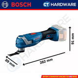 BOSCH GOP 185-LI CORDLESS MULTI-CUTTER 18V WITHOUT BATTERY AND CHARGER [ GOP185LISOLO ]