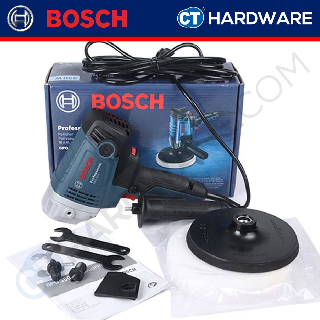 BOSCH GPO 950 PROFESSIONAL CORDED POLISHER 180mm (7") | 950W | 2100 RPM [ GPO950 ]