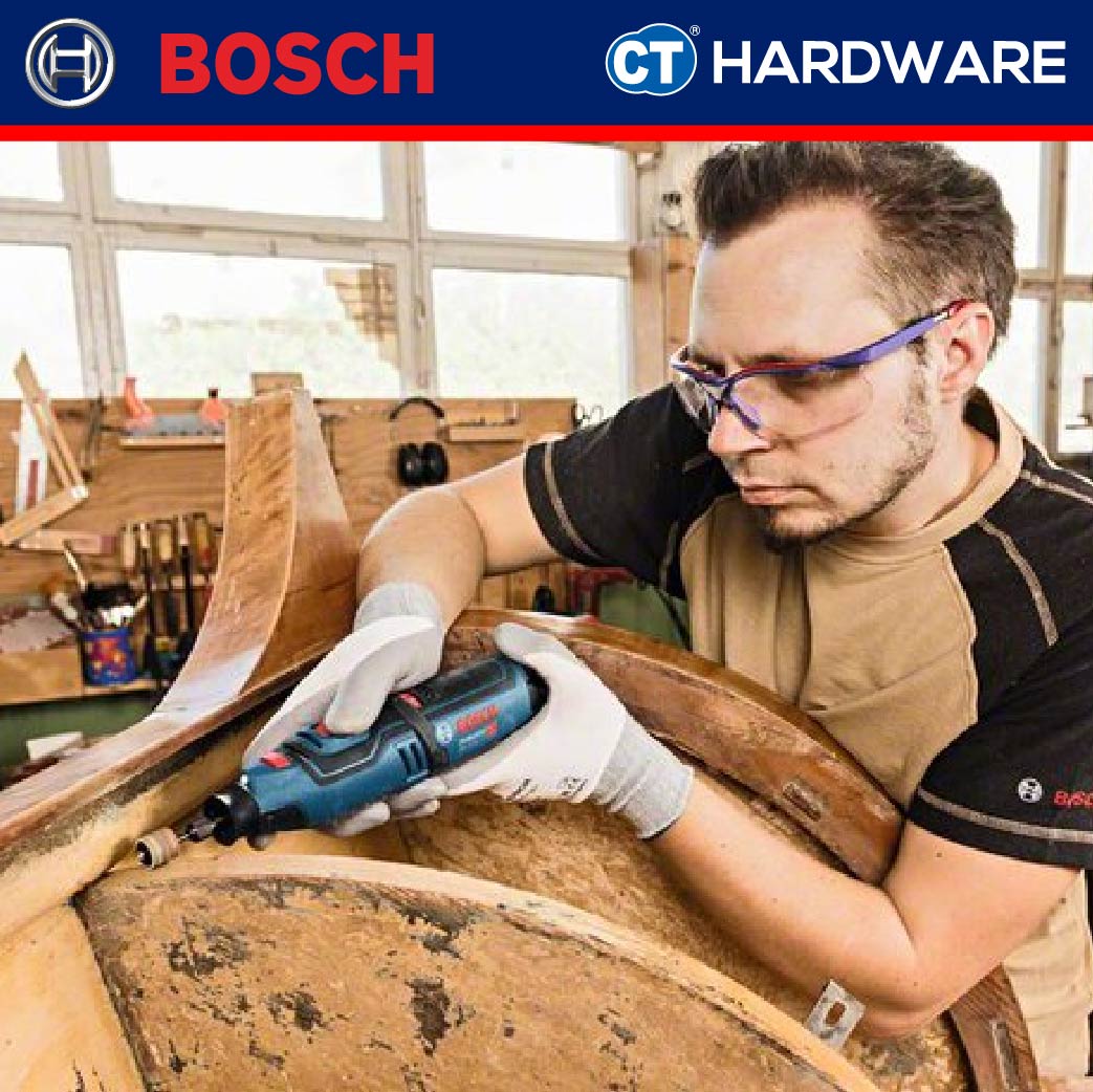 BOSCH GRO 12V-35 SET CORDLESS ROTARY TOOL COME WITH 2 x 2.0AH BATTERY & 1x CHARGER ( GRO12V35SOLO )