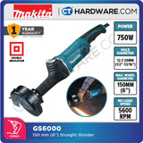 MAKITA GS6000 150MM (6") 750W STRAIGHT GRINDER