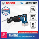 BOSCH GSA 185-LI CORDLESS BRUSHLESS SABRE SAW 18V 06016C00L1  WITHOUT BATTERY & CHARGER [ GSA185LISOLO ]